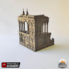2 niv batiment building gothic gothique scenery décor decor print 3D impression 3D